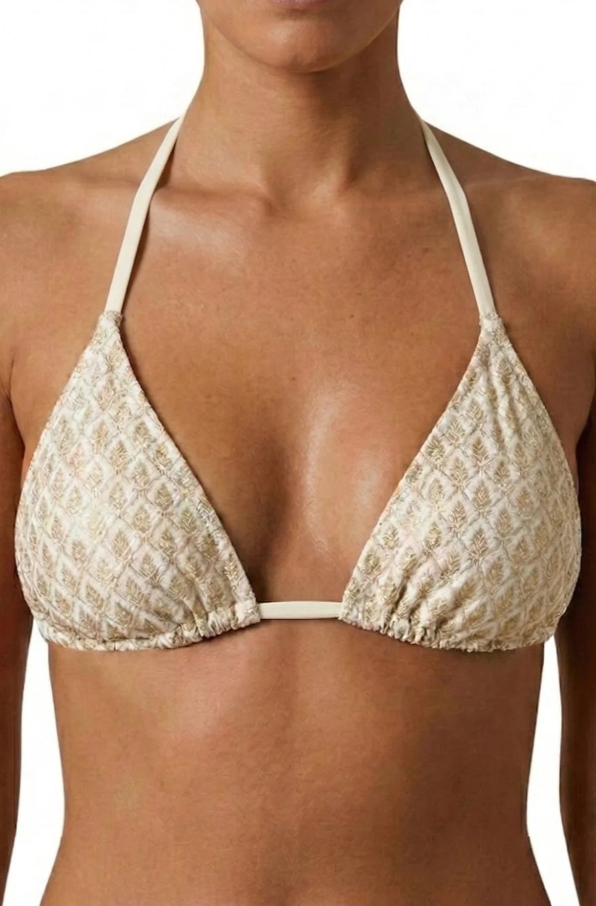 Bikini Üst - Gold Rush-Triangle Push-Up (White)